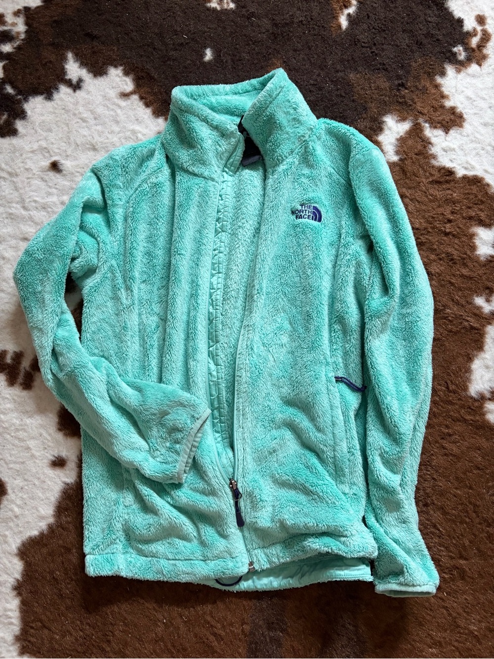 The North Face Teal Fleece Jacket